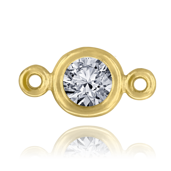 ITI NYC Round Bezel with Rings in 14K Gold (2.00 mm - 4.00 mm)