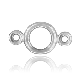 ITI NYC Round Bezel with Rings in Sterling Silver (2.00 mm - 4.00 mm)