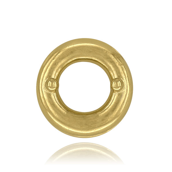 ITI NYC Round Bezels With Two Prongs in 14K Gold (4.00 mm - 5.75 mm)