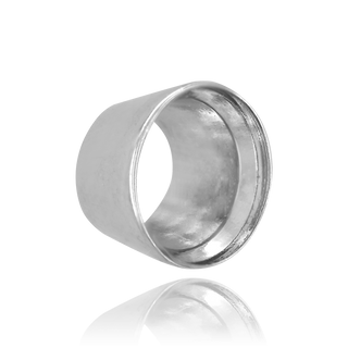 ITI NYC Round High Bezels Tapered With Bearing in Sterling Silver (3.00 mm - 8.00 mm)