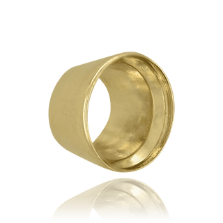 ITI NYC Round High Bezels Tapered With Bearing in 14K Gold (3.00 mm - 8.00 mm)
