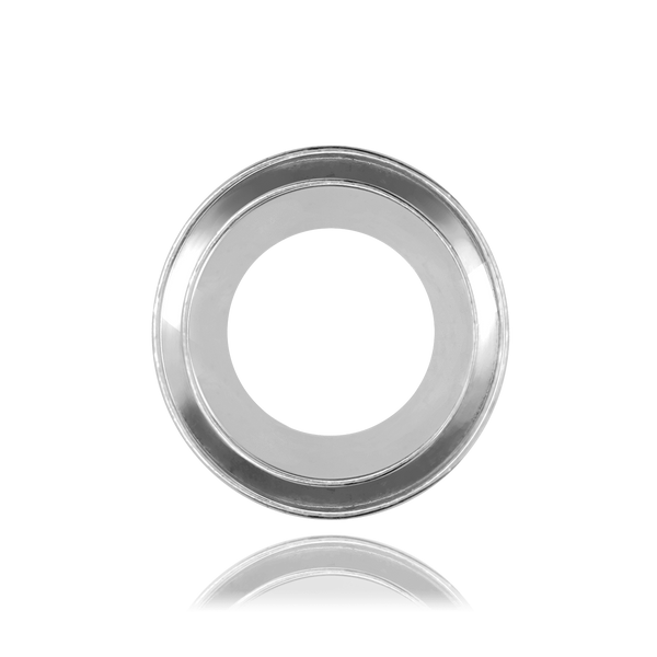 ITI NYC Round High Bezels Tapered With Bearing in Sterling Silver (3.00 mm - 8.00 mm)