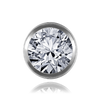 ITI NYC Round High Bezels Tapered With Bearing in Sterling Silver (3.00 mm - 8.00 mm)