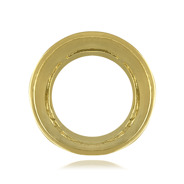 ITI NYC Round Tapered Bezels With Airline in 14K Gold (2.50 mm - 13.00 mm)