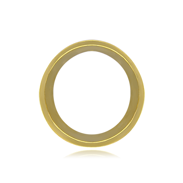 ITI NYC Round Tapered Tube Bezels in 14K Gold (8.50 mm - 16.00 mm)