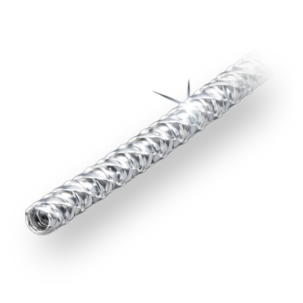 Sterling Silver Round Glitter Soft Wire