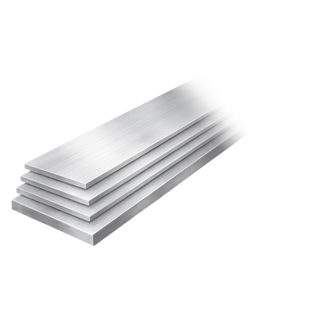 Sterling Silver Flat Medium Plate (Sheet) (4.00" width)
