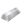 Sterling Silver Flat Medium Plate (Sheet) (2.00" width)