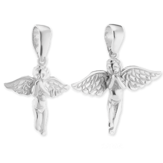ITI NYC Angel Pendant in Sterling Silver