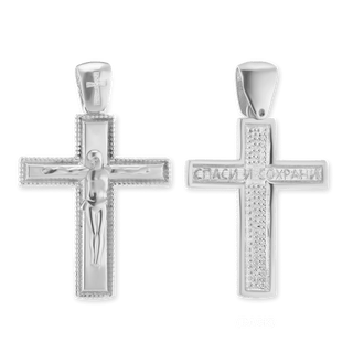ITI NYC Classic Crucifix Pendant in Sterling Silver