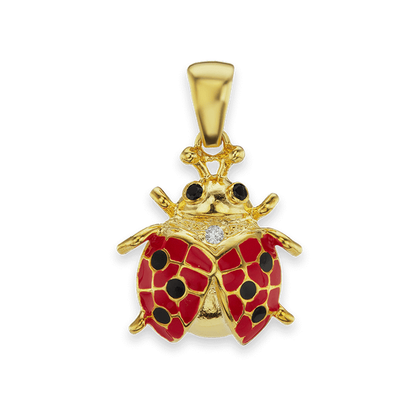 Fancy Ladybug Charm (23 x 15mm)