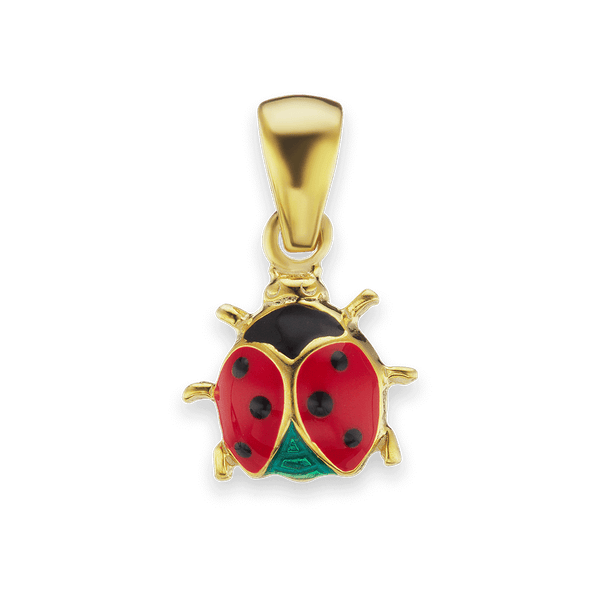 Ladybug Charm (18 x 10mm)