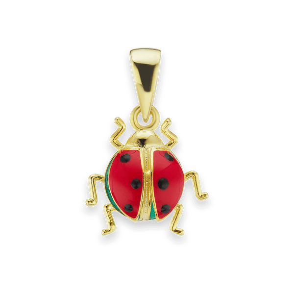 Ladybug with Open Wings Charm (20 x 14mm)