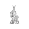 ITI NYC Madonna and Child Pendant Medallion in Sterling Silver