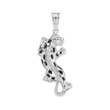 Load image into Gallery viewer, Panther Charm with CZ&#39;s (80 x 28mm)
