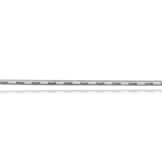 Sterling Silver Filigree Pattern (17" Long) Channel Soft Wire WPCH2
