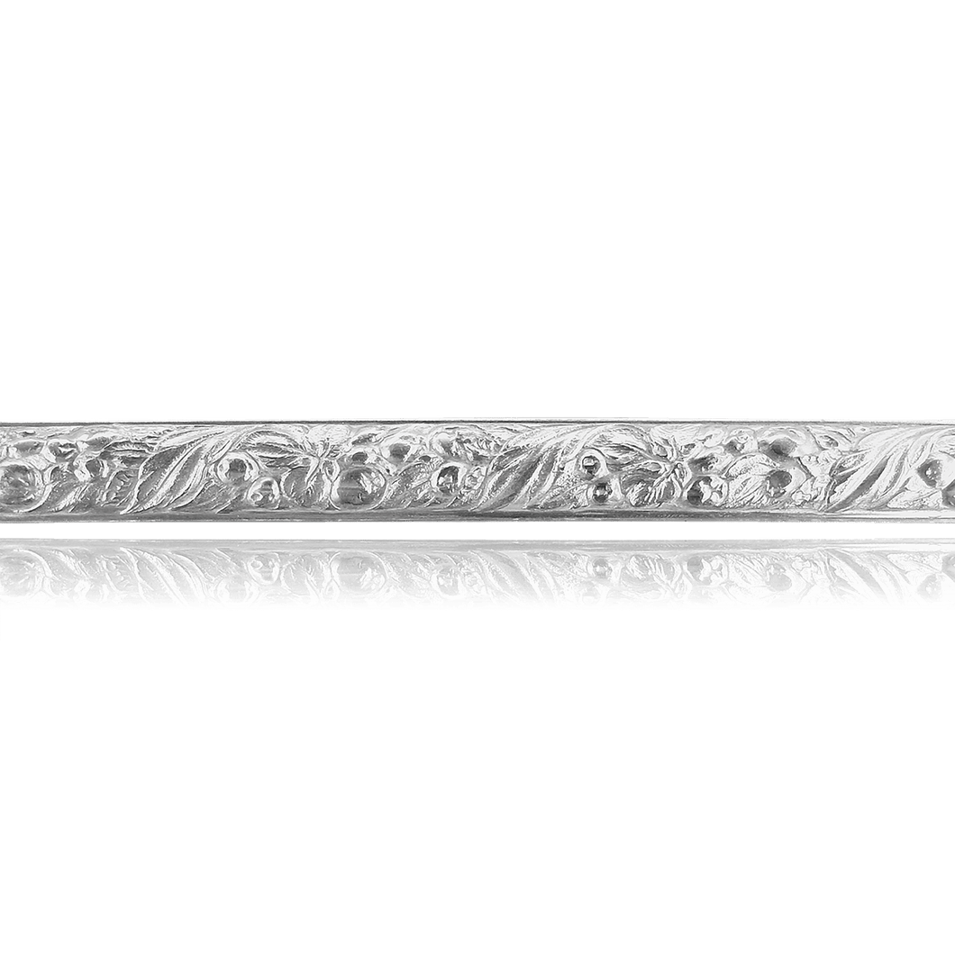 Sterling Silver Swirl Leaf Pattern (17