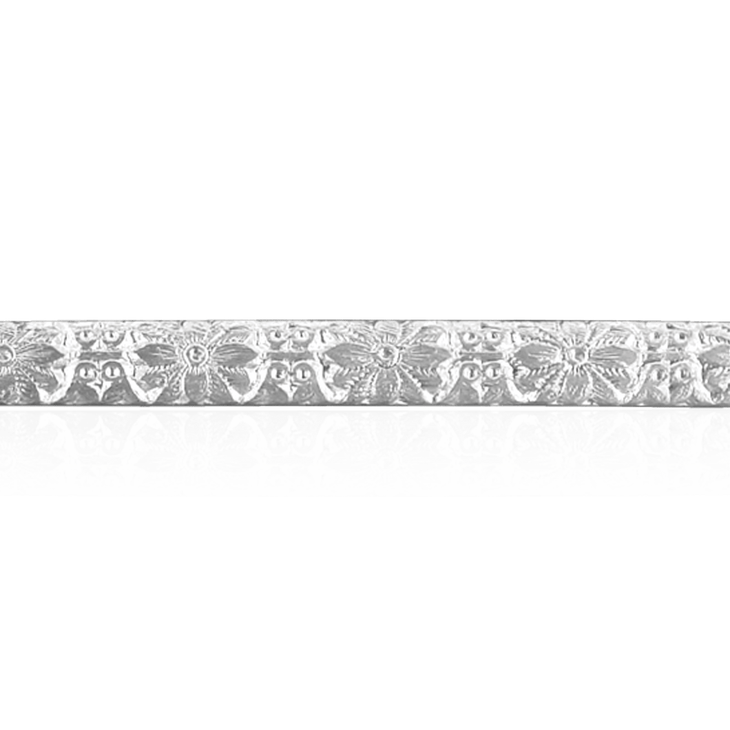Sterling Silver Floral Pattern (17