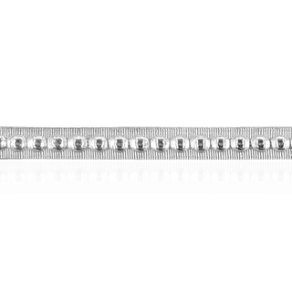 Sterling Silver Bead Pattern (17" Long) Domed Soft Wire WPDM21