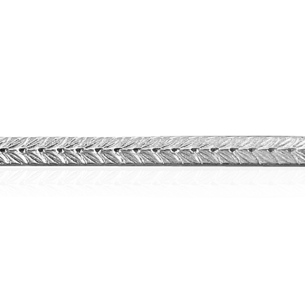 Sterling Silver Leaf Pattern (17