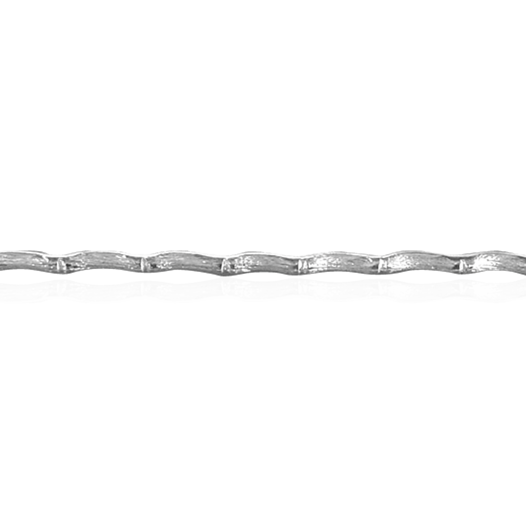 Sterling Silver Bamboo Pattern (17