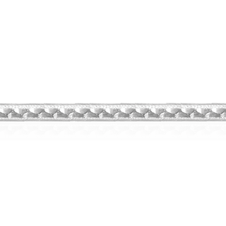 Sterling Silver Scale Pattern (17" Long) Domed Soft Wire WPDM44
