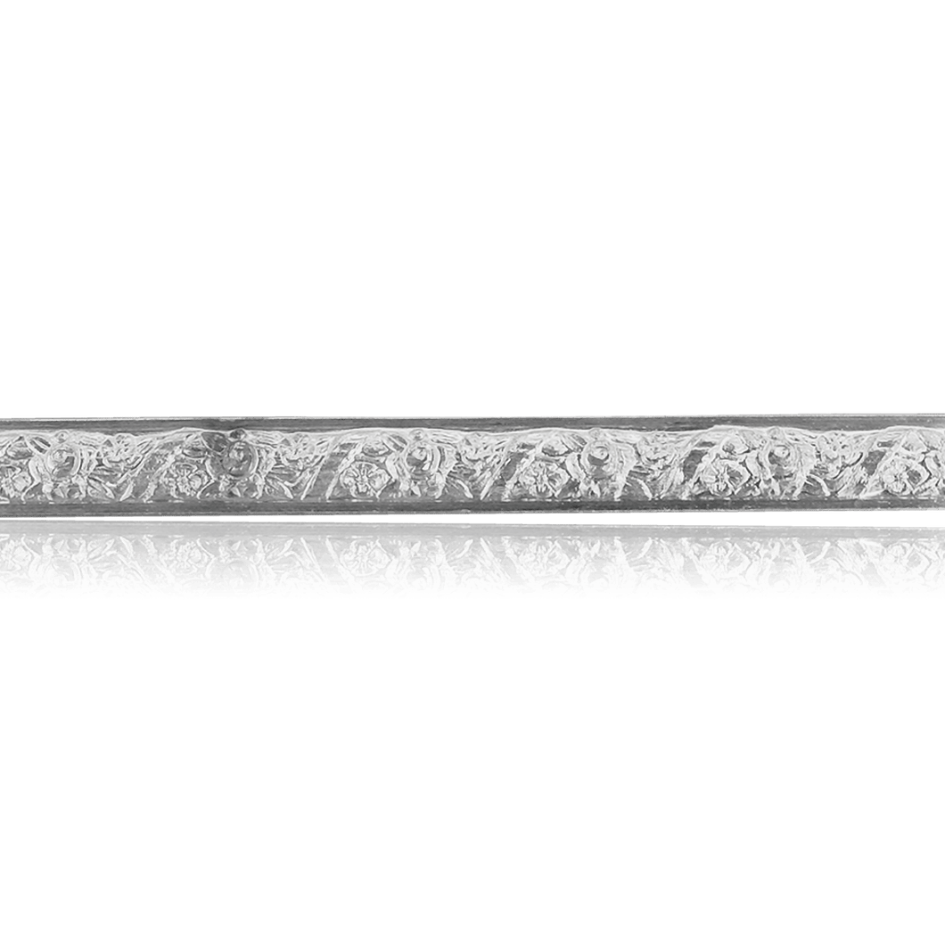 Sterling Silver Floral Pattern (17