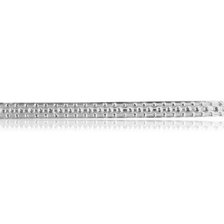 Sterling Silver Dot Pattern (17" Long) Domed Soft Wire WPDM8