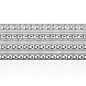Sterling Silver Scale Pattern (17" Long) Flat Soft Wire WPFL10