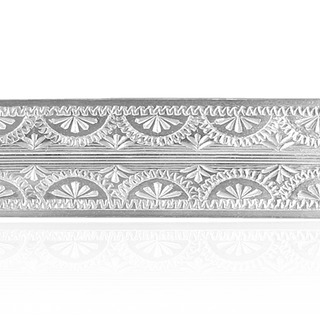 Sterling Silver Filigree Pattern (17" Long) Flat Soft Wire WPFL13
