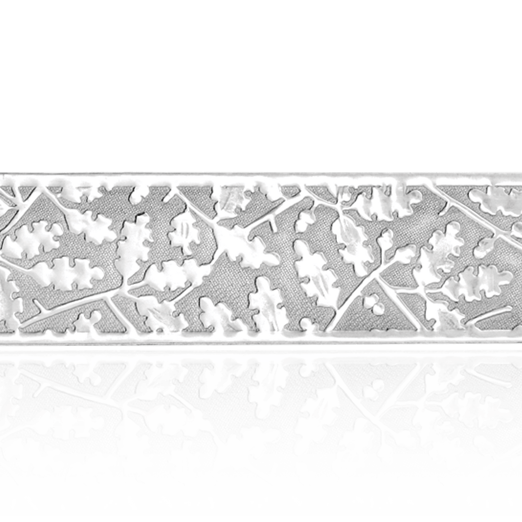 Sterling Silver Leaf Pattern (17