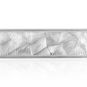 Sterling Silver Line Pattern (17" Long) Flat Soft Wire WPFL17