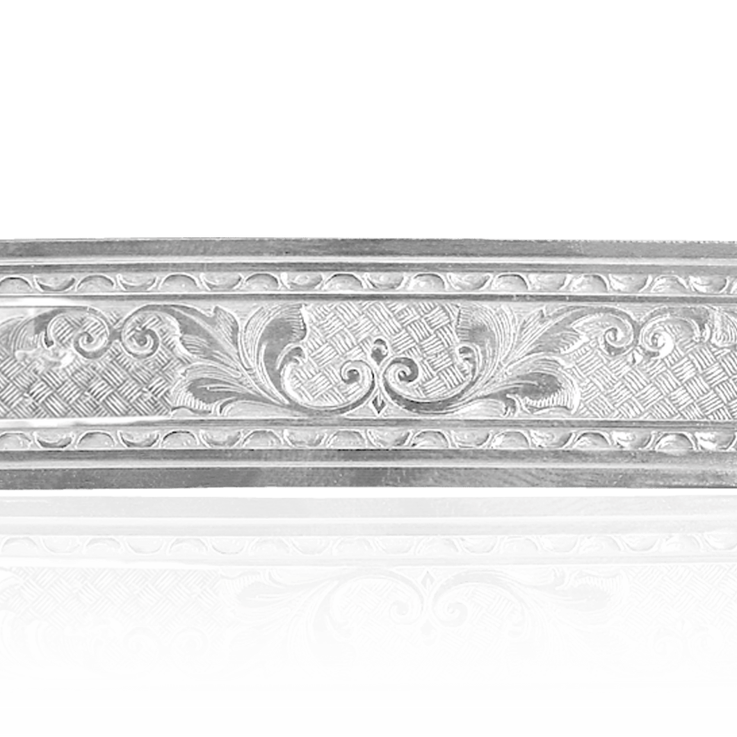 Sterling Silver  Leaf Pattern (17
