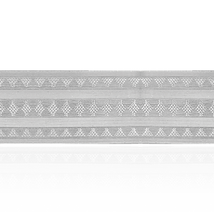 Sterling Silver Diamond Pattern (17" Long) Flat Soft Wire WPFL24
