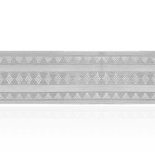 Sterling Silver Diamond Pattern (17" Long) Flat Soft Wire WPFL24