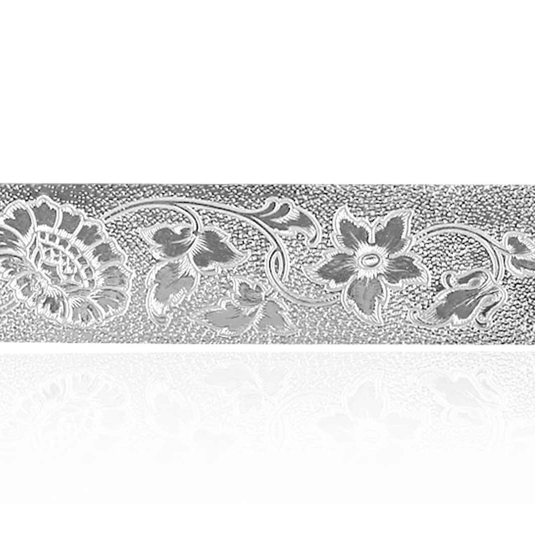 Sterling Silver Floral Pattern (17