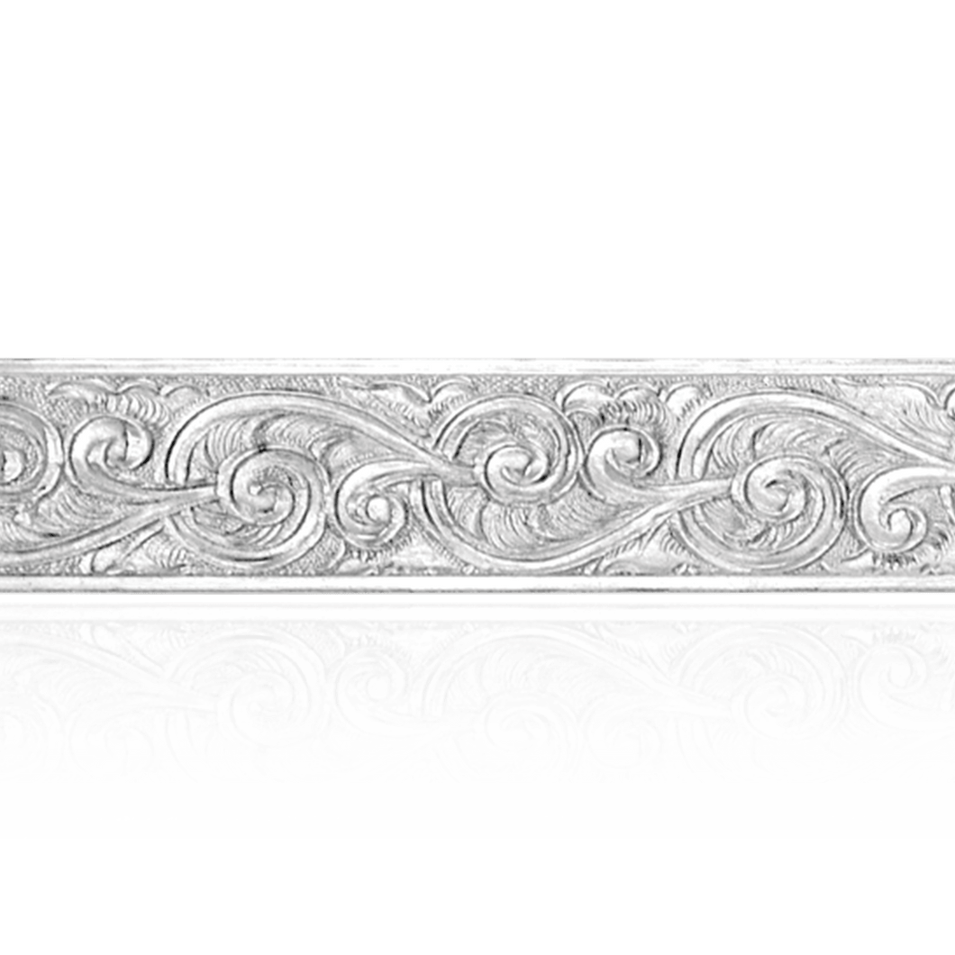 Sterling Silver Swirl Pattern (17