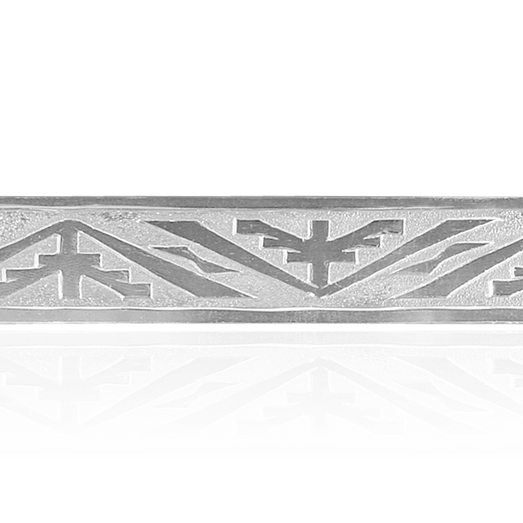 Sterling Silver Aztec Symbol Pattern (17