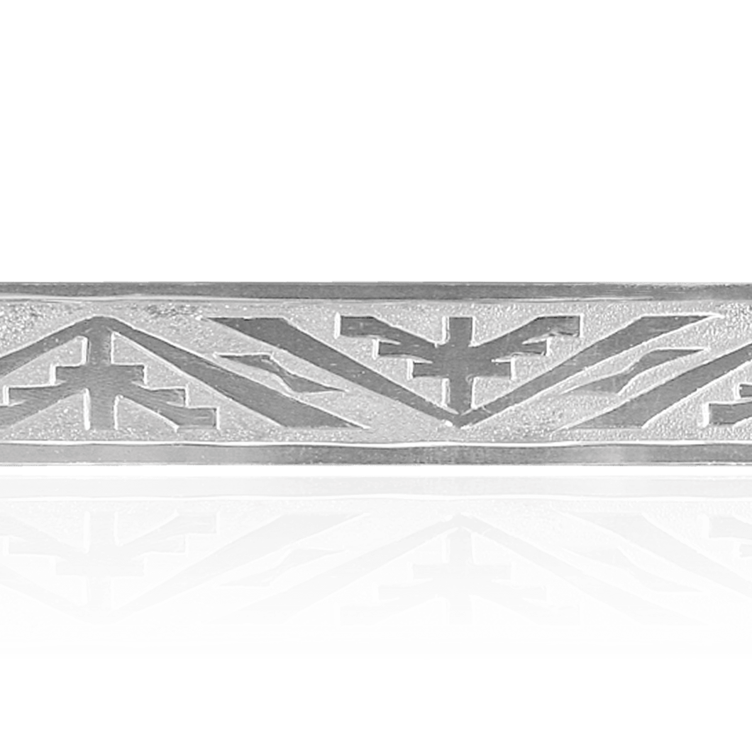 Sterling Silver Aztec Symbol Pattern (17