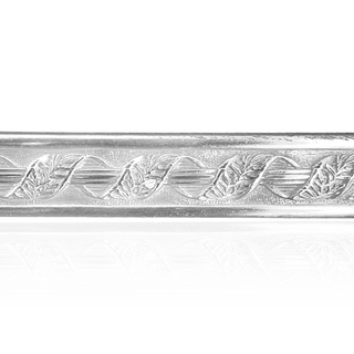 Sterling Silver Twist Pattern (17" Long) Flat Soft Wire WPFL36