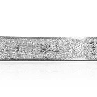 Sterling Silver Evil Eye Pattern (17" Long) Flat Soft Wire WPFL37