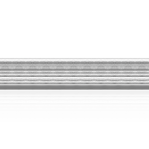 Sterling Silver Stripe Pattern (17" Long) Flat Soft Wire WPFL47