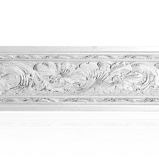 Sterling Silver Floral Pattern (17" Long) Flat Soft Wire WPFL5