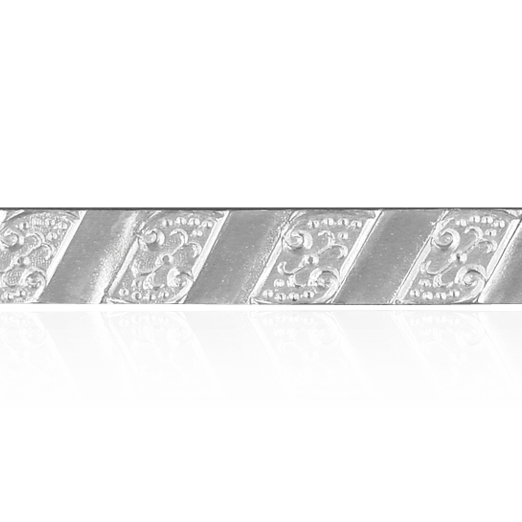 Sterling Silver Filigree Stripe Pattern (17