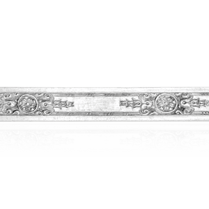 Sterling Silver Filigree Pattern (17" Long) Flat Soft Wire WPFL55