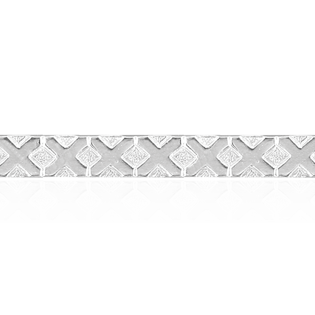 Sterling Silver X Pattern (17