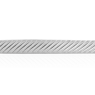 Sterling Silver Slash Pattern (17" Long) Flat Soft Wire WPFL66
