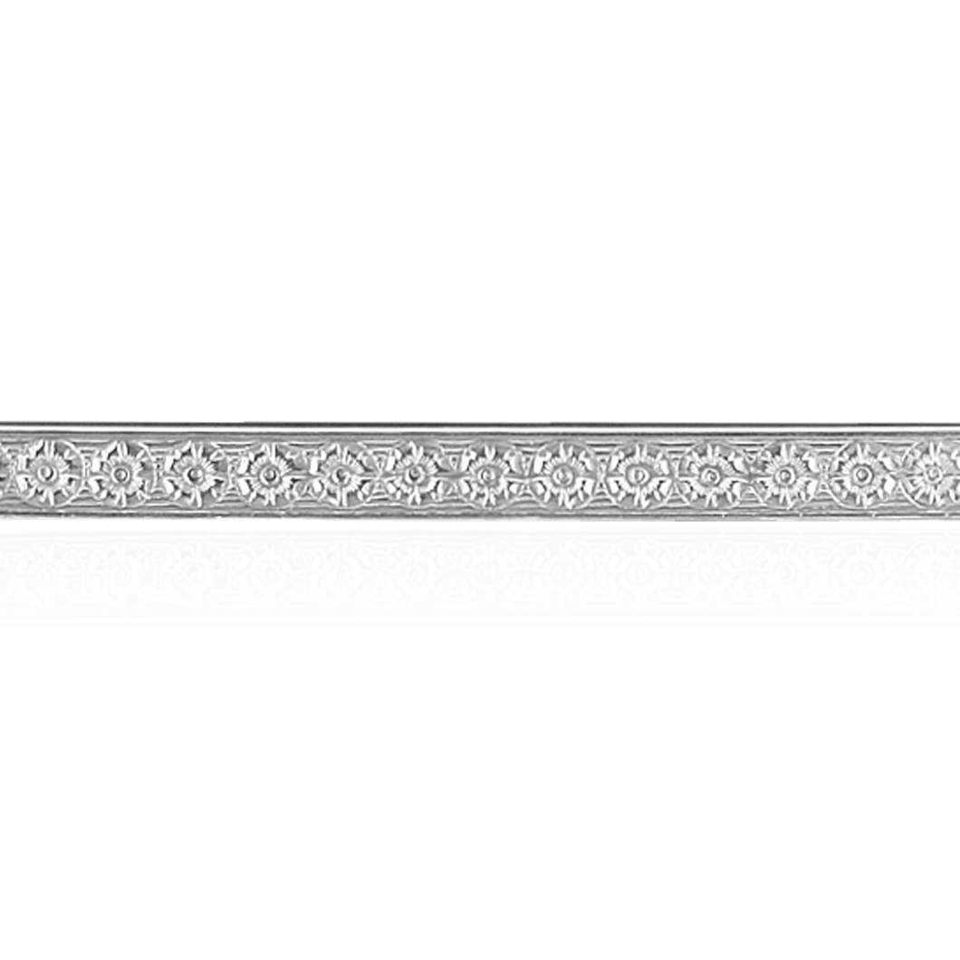 Sterling Silver Floral Filigree Pattern (17