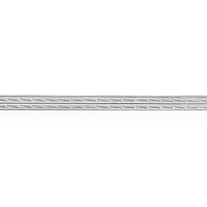 Sterling Silver Miligrain Pattern (17" Long) Flat Soft Wire WPFL87