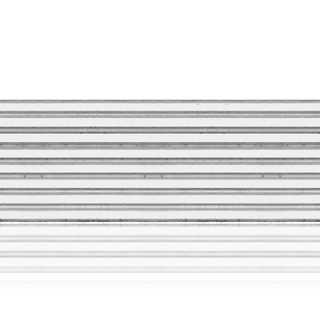 Sterling Silver Striped Pattern (17" Long) Sheet (Plate) PP-14